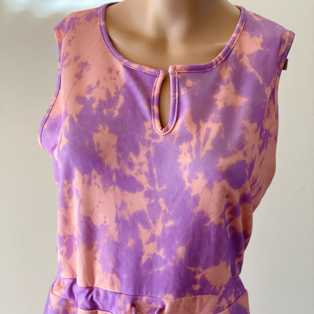 NWT Tie-Dye Jumpsuit in Purple & Pink Size: 6